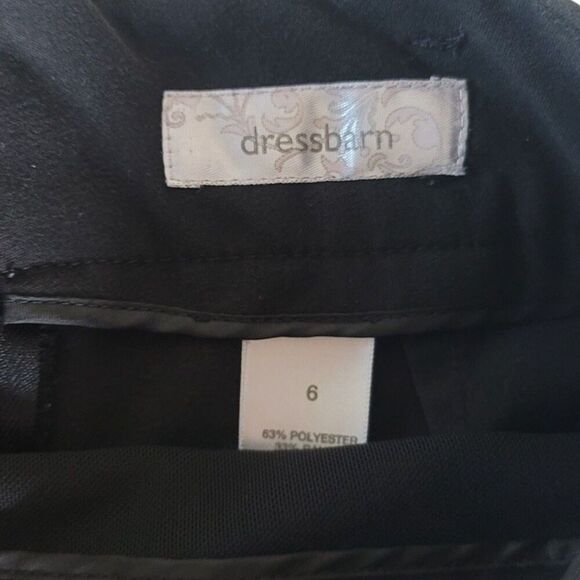 Dressbarn Black Pencil Skirt Size 6 - Picture 7 of 9